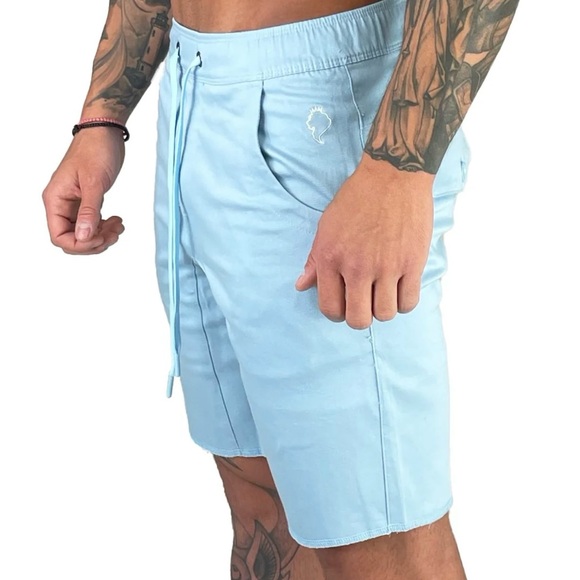 ANAX Casual Shorts Blue Mens Size Medium NWT - Picture 2 of 6